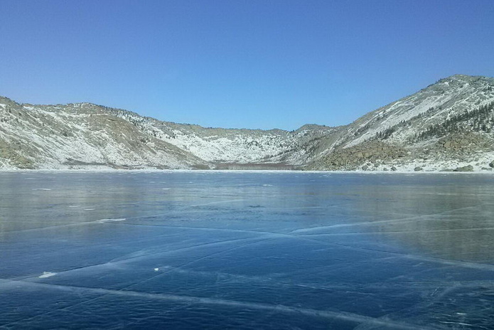 Зима на озере - PR
