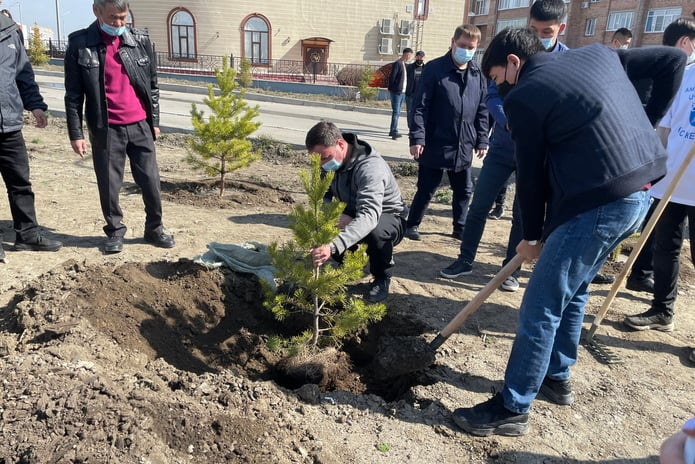 Усть-Каменогорск – В Усть-Каменогорске начались работы по озеленениюулиц