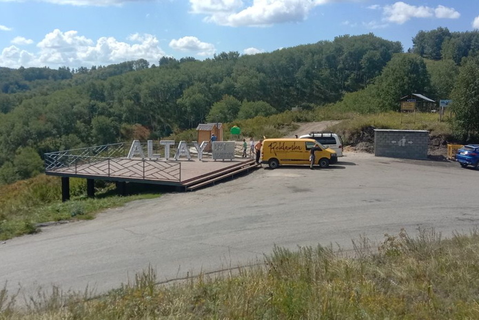 Смотровую площадку установили на Осиновском перевале