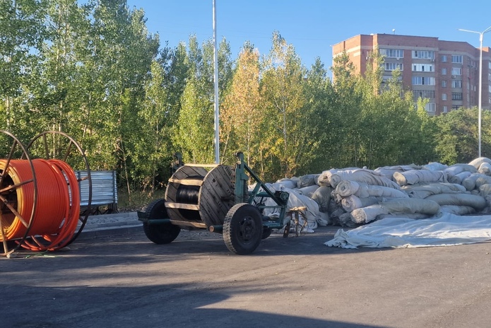 Новую набережную строят в Усть-Каменогорске
