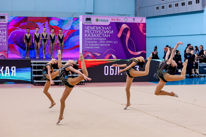 В Усть-Каменогорске стартовал Чемпионат РК по художественной гимнастике