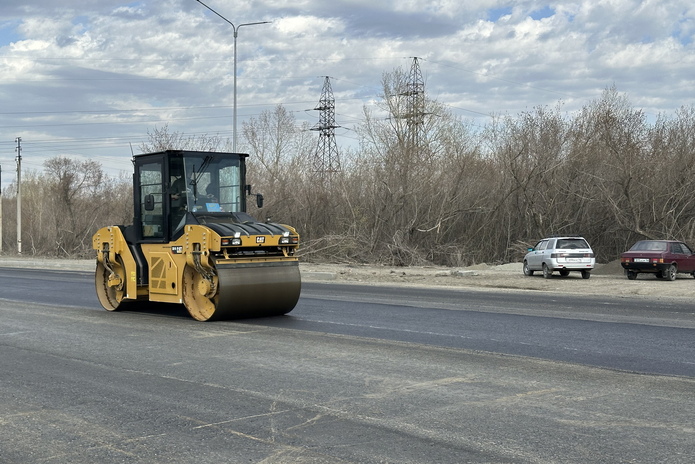 Ремонт дороги на выезд из города в сторону Алматы обещают закончить летом