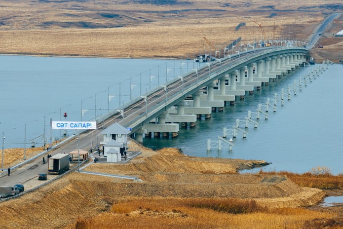 Мост через Бухтарминское водохранилище открыт