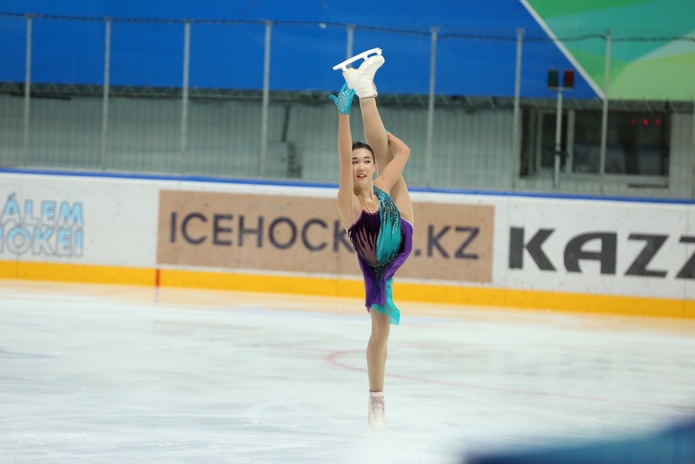 Фигуристка Усть-Каменогорска завоевала медаль Чемпионата Казахстана