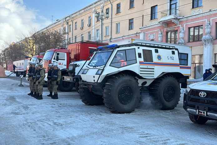 В Усть-Каменогорске спасатели ДЧС ВКО представили новую технику