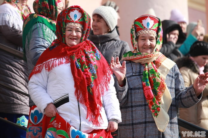 В Усть-Каменогорске широко отметили Масленицу