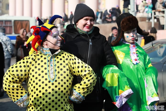 В Усть-Каменогорске широко отметили Масленицу