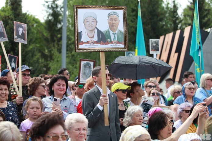 В Усть-Каменогорске празднуют 80 лет Великой Победы