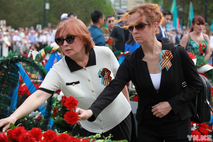 В Усть-Каменогорске празднуют 80 лет Великой Победы