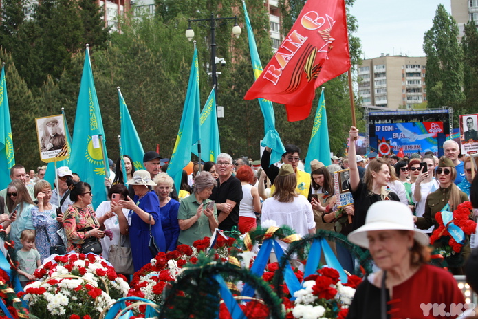 В Усть-Каменогорске празднуют 80 лет Великой Победы