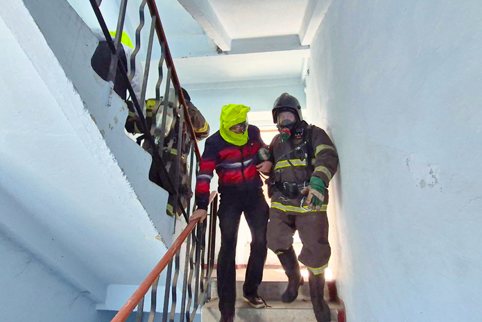 В Усть-Каменогорске  на шестом этаже жилого дома 