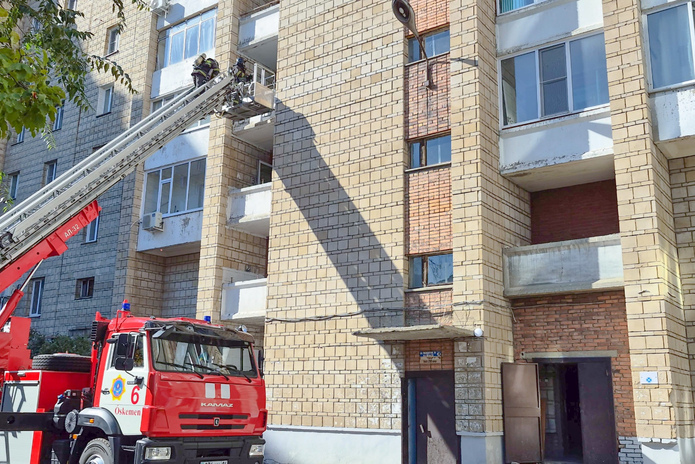 В Усть-Каменогорске  на шестом этаже жилого дома 