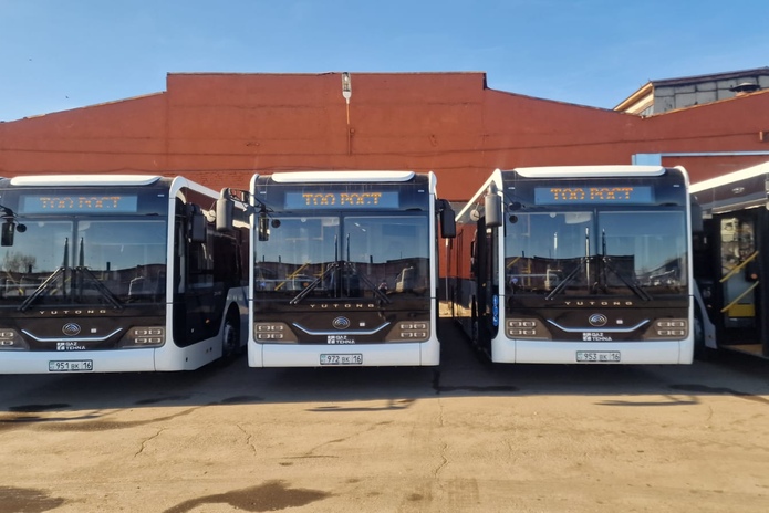 20 новых автобусов приехали в Усть-Каменогорск