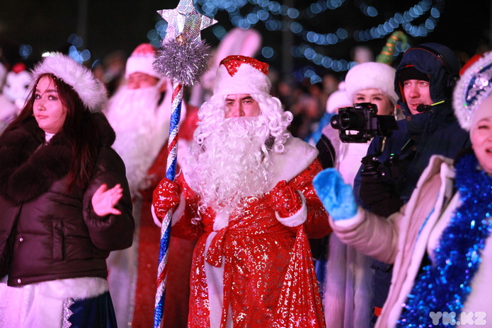 В Усть-Каменогорске зажгли главную ёлку области