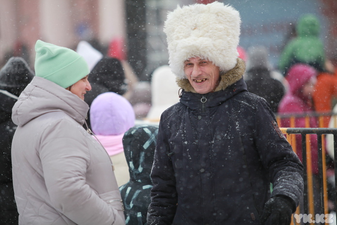 В Усть-Каменогорске широко и весело отметили Масленицу