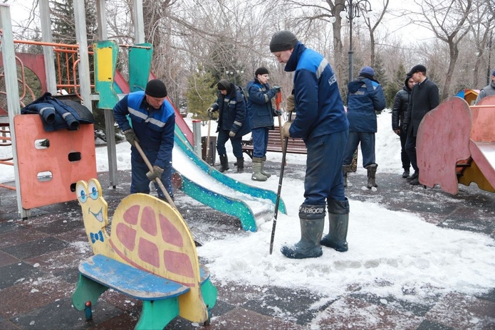 В Усть-Каменогорске прошёл субботник в рамках 