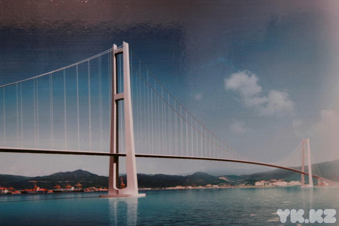 Мост через водохранилище 