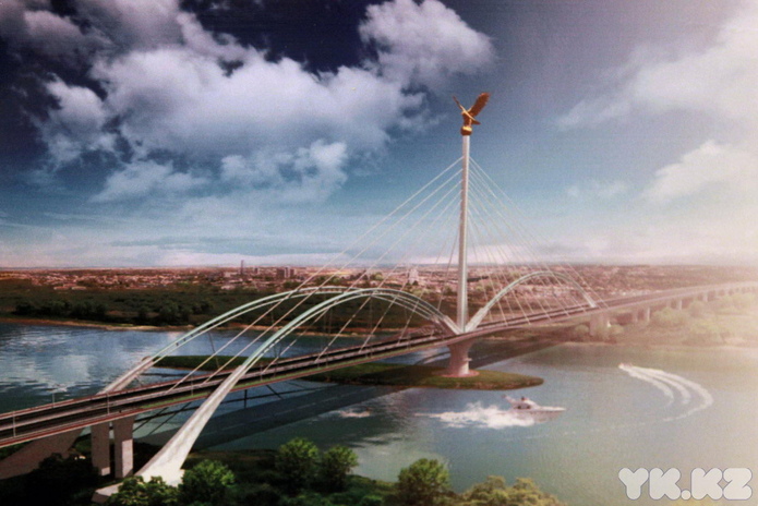 Мост через водохранилище 