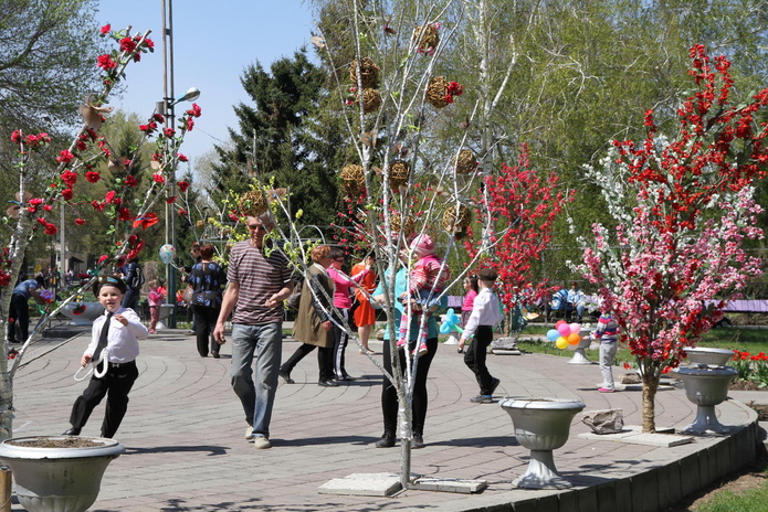 Тюльпанные ковры