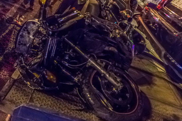 Сбит мотоциклист