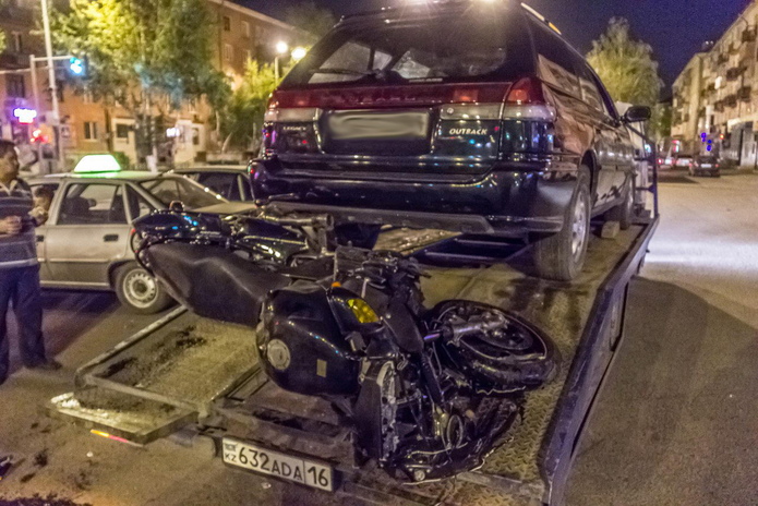 Сбит мотоциклист