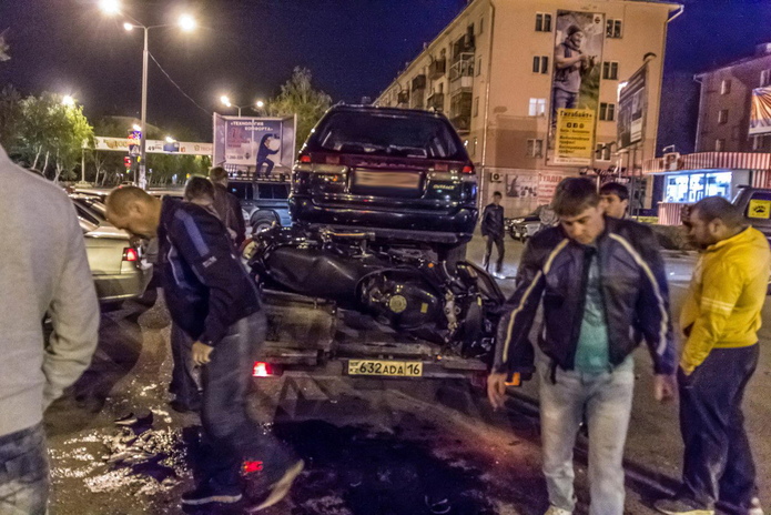 Сбит мотоциклист