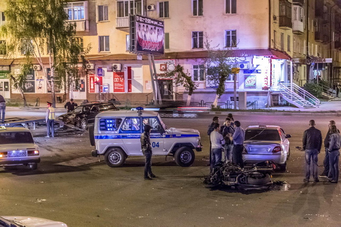 Сбит мотоциклист