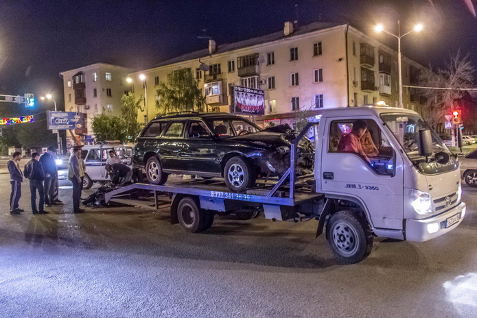 Сбит мотоциклист