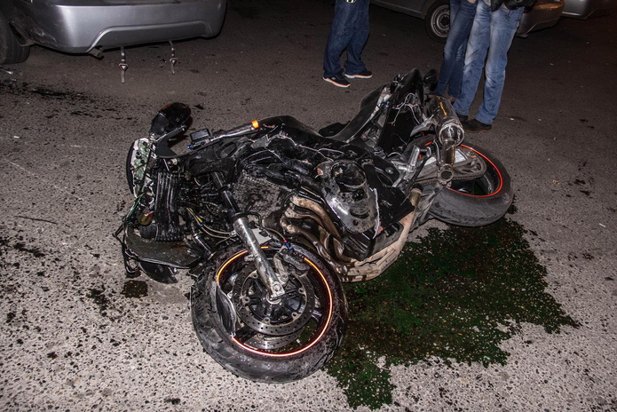 Сбит мотоциклист