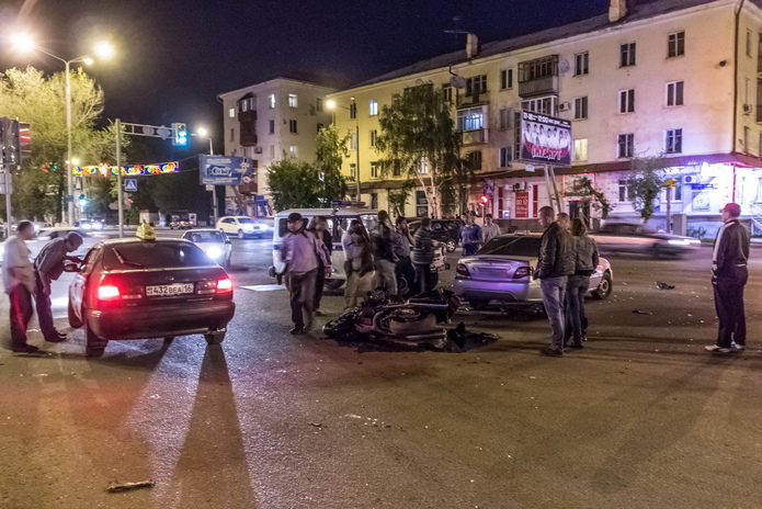 Сбит мотоциклист