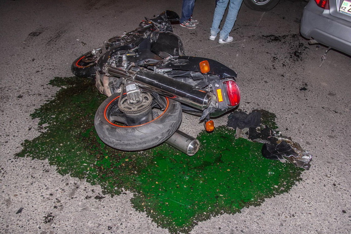 Сбит мотоциклист