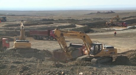 Курганы на хвостохранилище