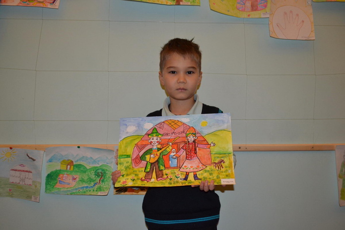 Рисуют Родину и Президента