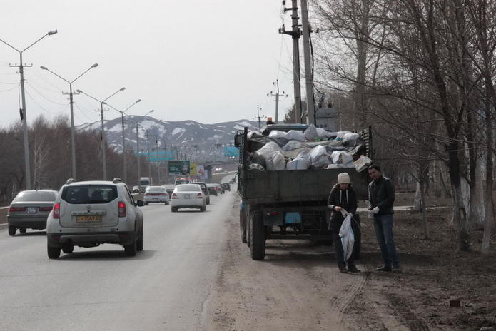 Уборка началась