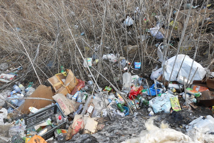 Город в грязи