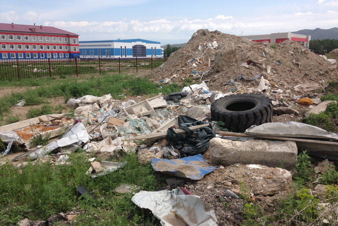 Город в грязи