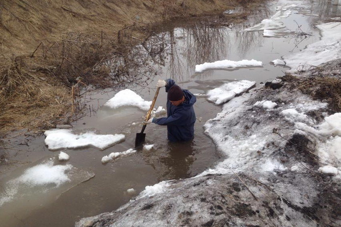 Следят за водой