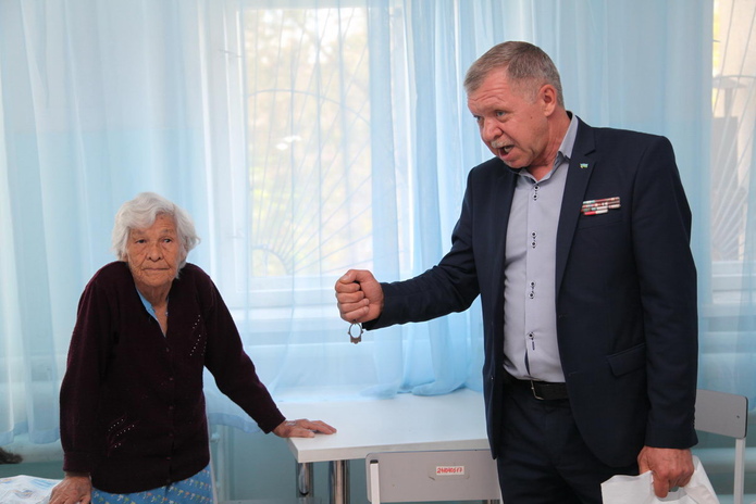 Поздравляют в больнице