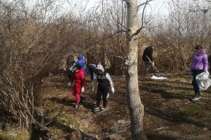 Уборка после зимы