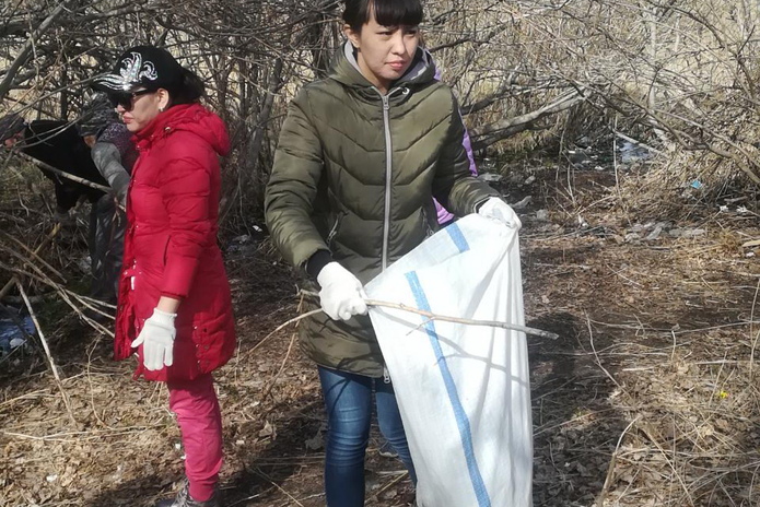 Уборка после зимы