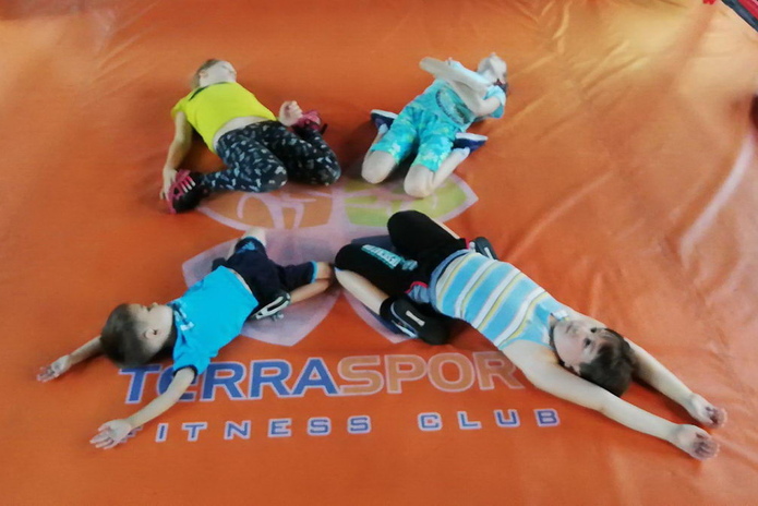 Эластичные гамаки в сети фитнес клубов TERRASPORT!- PR