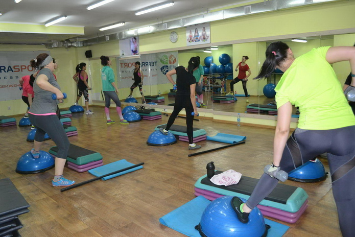 Эластичные гамаки в сети фитнес клубов TERRASPORT!- PR