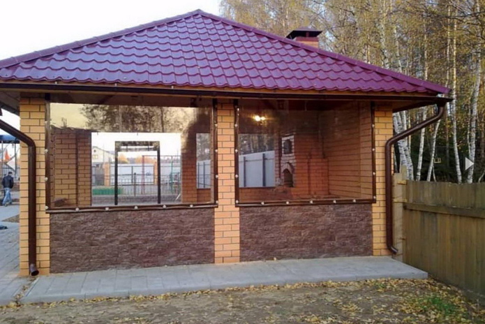 Мягкие окна от магазина 