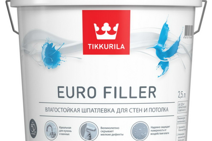 Шпатлевка для стен и потолков Евро Филлер - PR