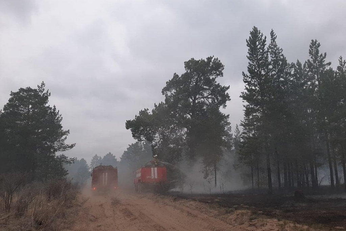 Тушили двое суток