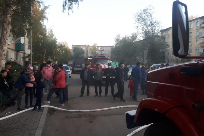 Сильно дымило