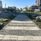 Тротуарную плитку выложили в центре Усть-Каменогорска