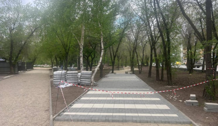 Началось благоустройство сквера возле ЦДК