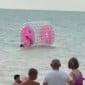 Мальчика на водном шаре унесло ветром на Алаколе