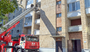 В Усть-Каменогорске  на шестом этаже жилого дома 